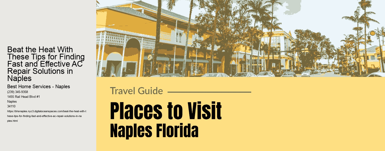 Beat the Heat With These Tips for Finding Fast and Effective AC Repair Solutions in Naples  