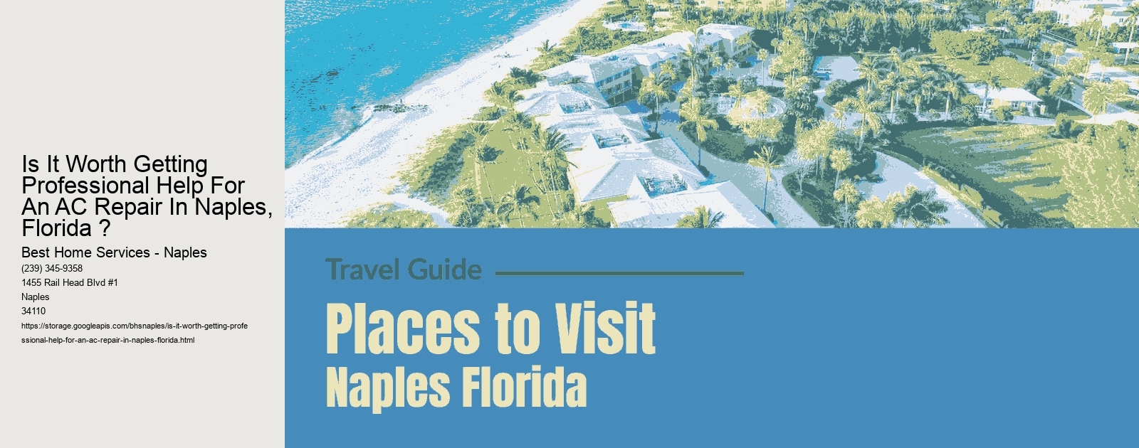 Is It Worth Getting Professional Help For An AC Repair In Naples, Florida ? 